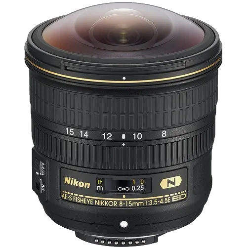 Разблокировка заклинивания Nikon 8-15mm f/3.5-4.5E ED AF-S Fisheye Nikkor